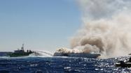 Bliss Yacht Fire Miami Beach 